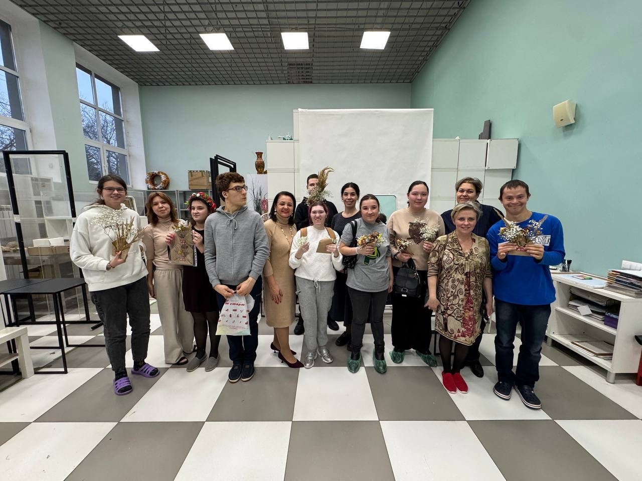 Профпробы флорисов в Казанском торгово-экономическом техникуме